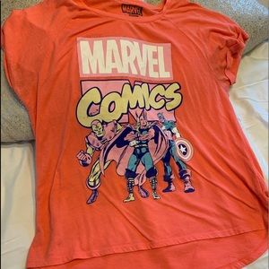 Marvel comics semi crop top